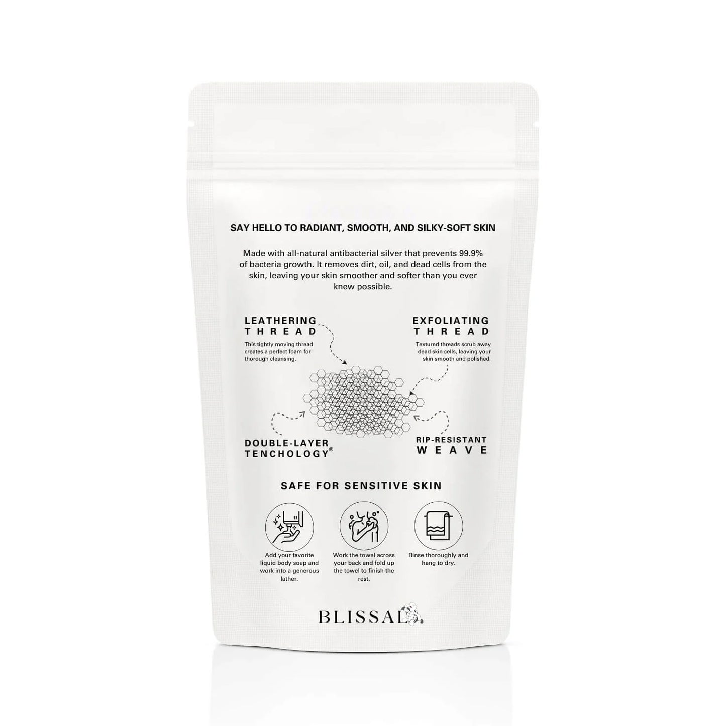 BLISSAL™ Exfoliating Bath Towel